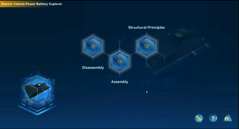 Electric Vehicle Power Battery Disassembly and Assembly Training Softwaree Electric Vehicle Power Battery Disassembly and Assembly Training Softwaree 2