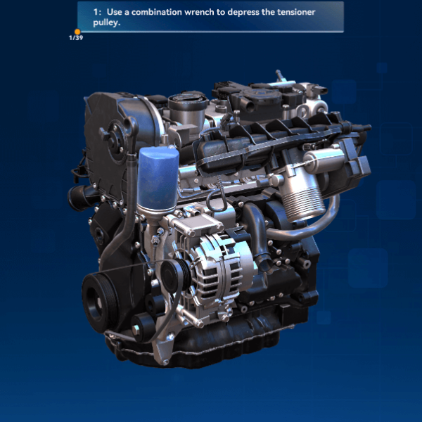 Engine Disassembly and Assembly and Principl (1) Engine Disassembly and Assembly Training Software for Automotive Education