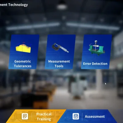 Tolerance and Measurement Technology VR Training Software Tolerance and Measurement Technology VR Training Software