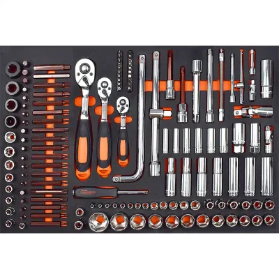 206 Piece Mechanical Repair Tool Car Set (5) 206 Piece Mechanical Repair Tool Car Set (5)