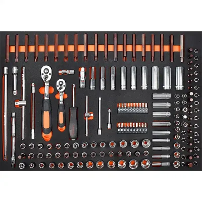 366 Piece Comprehensive Tool Car Set (5) 366 Piece Comprehensive Tool Car Set