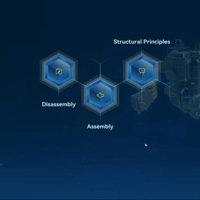Electric Vehicle Drive Motor 3 Electric Vehicle Drive Motor Disassembly and Assembly Training Software