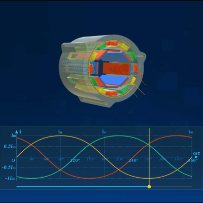 Electric Vehicle Drive Motor 4 Electric Vehicle Drive Motor Disassembly and Assembly Training Software