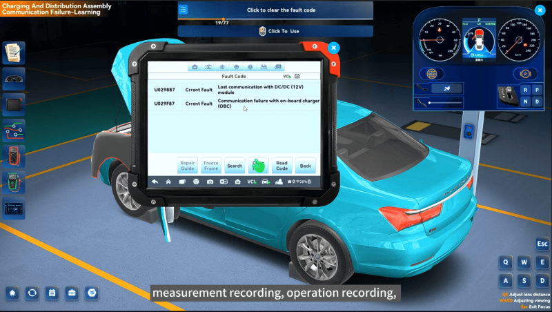 Electric vehicle fault diagnosis training software Electric Vehicle Fault Diagnosis Training Software for Automotive Education