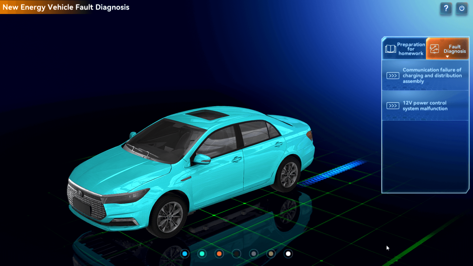 Automotive Simulation Testing Software Electric Vehicle Fault Diagnosis Training Software for Automotive ...