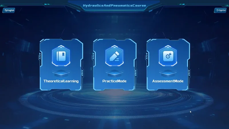 Hydraulic and Pneumatic Simulation Training (2) Hydraulic and Pneumatic Simulation Training