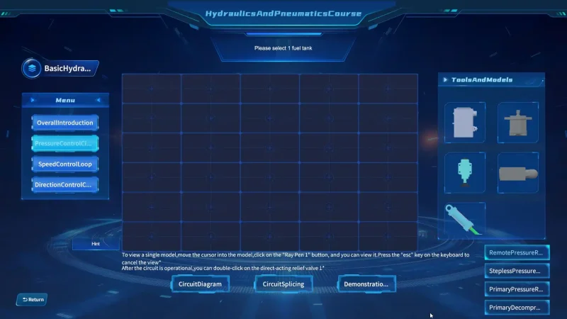 Hydraulic and Pneumatic Simulation Training (5) Hydraulic and Pneumatic Simulation Training